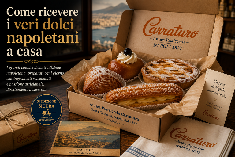 Come ricevere i veri dolci napoletani a casa